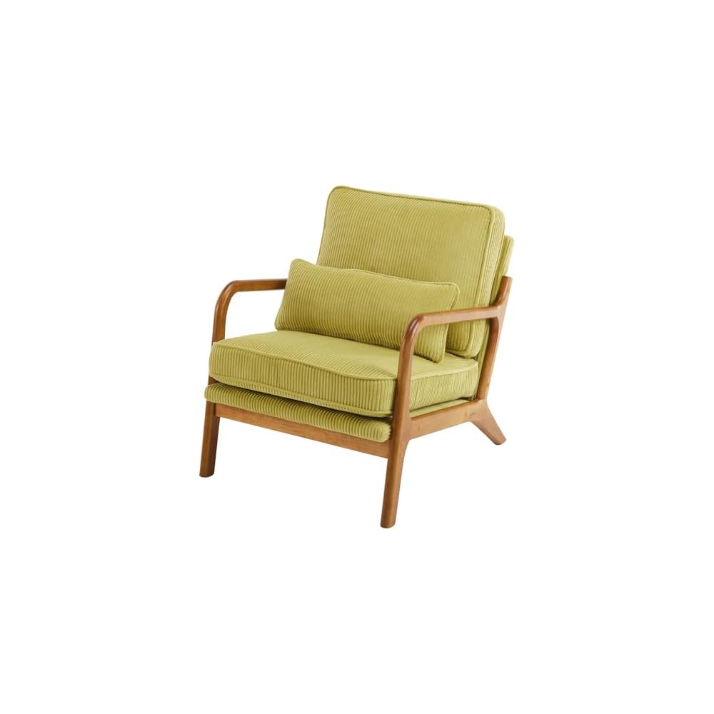 Karl home Mid-Century Accent Reading Chairs Set of 2, Green