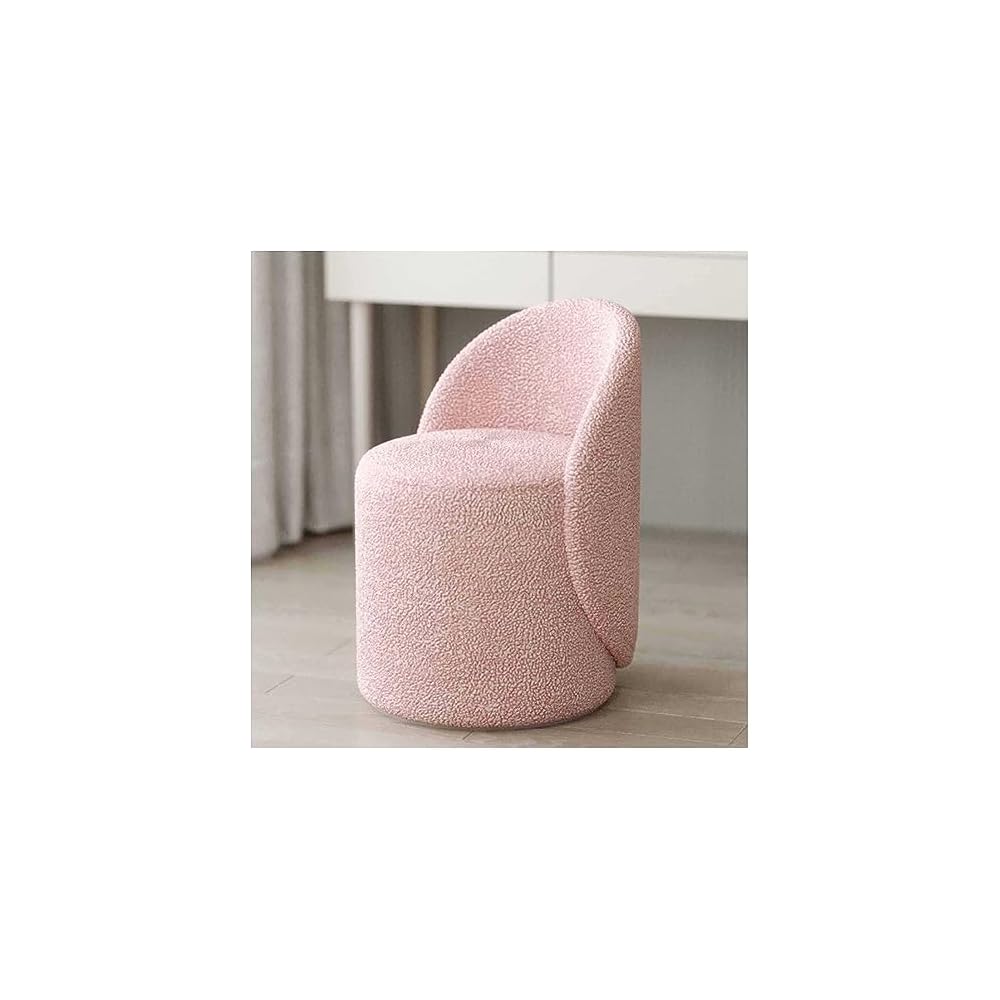Stylish Plush Velvet Dining Chair - Ergonomic Makeup Stool with Backrest for Living Room & Bedroom, Perfect for Dressing Table, Comfort & Elegance Combined