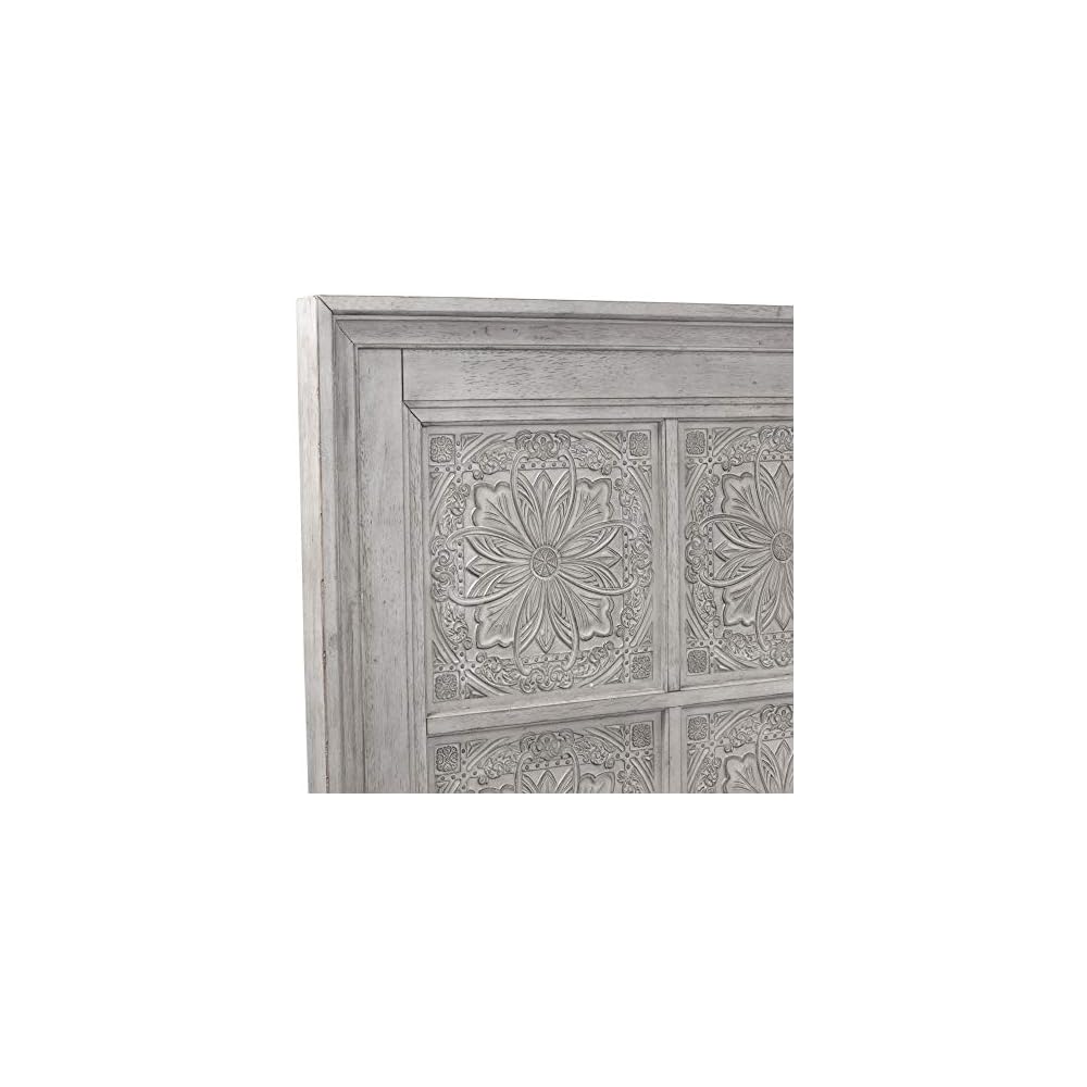Liberty Furniture Industries Heartland Opt Panel Bed, Antique White, Queen