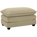 Aoowow Corduroy Ottoman Upholstered Couches Ottoman for Modular Sectional Sofa for Living Room(Camel)