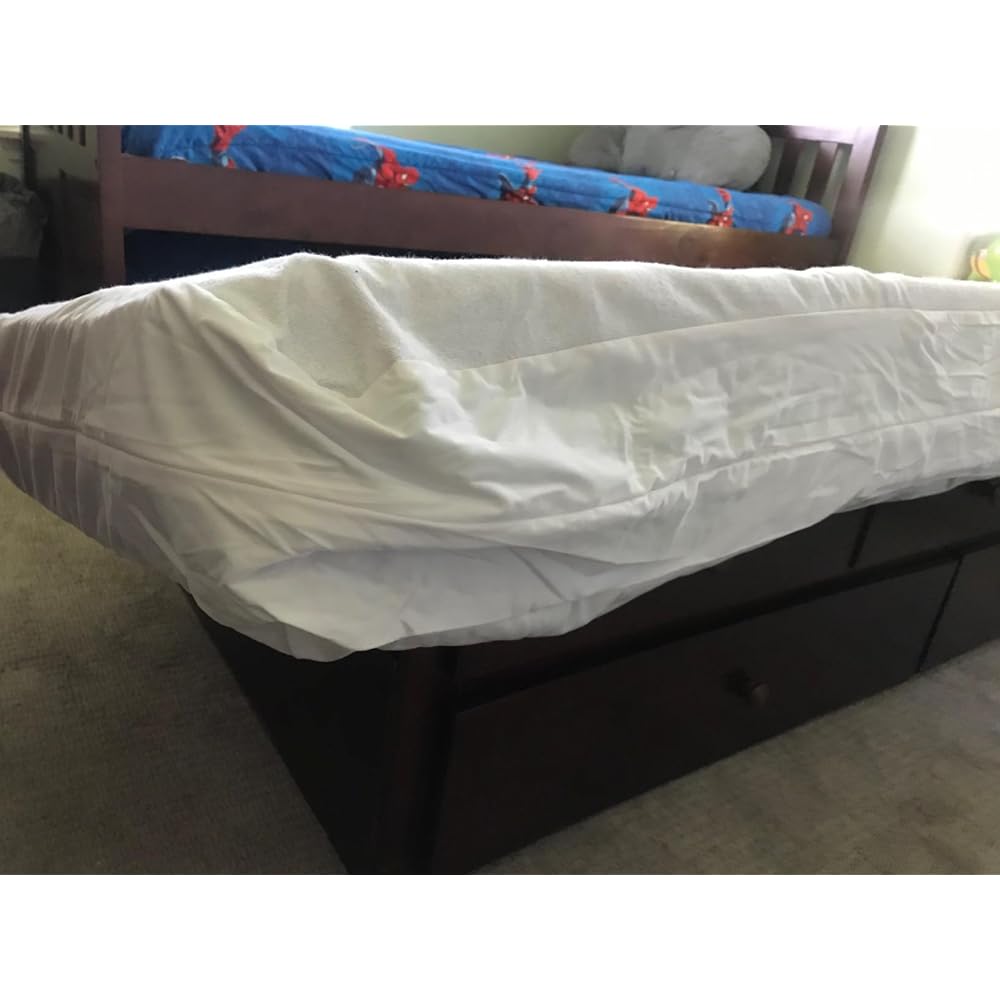 Queen (13-16 in. Deep) SureGuard Mattress Encasement - 100% Waterproof, Bed Bug Proof, Hypoallergenic - Premium Zippered Six-Sided Cover